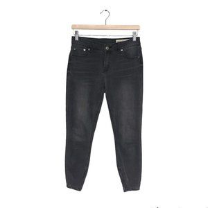 Pistola‎ Jeans Size 28 Black Wash Faded Premium Denim Ankle Zip  Skinny Mid-Rise